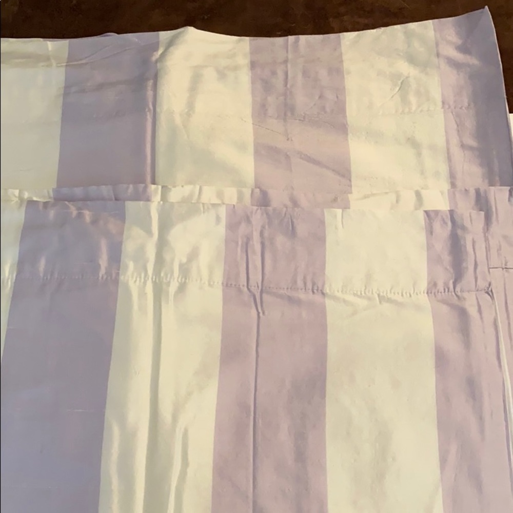 Pottery barn silk window curtains